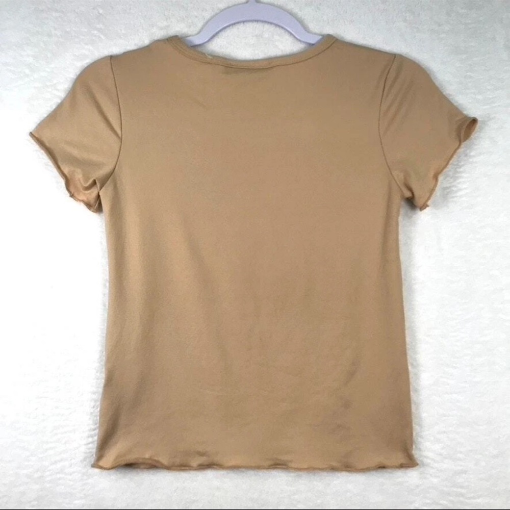 Classic Soft Tan & Black Women's Tops. Size Medium. 2 Pieces
